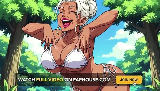 Kartun milf Ai Cleavage