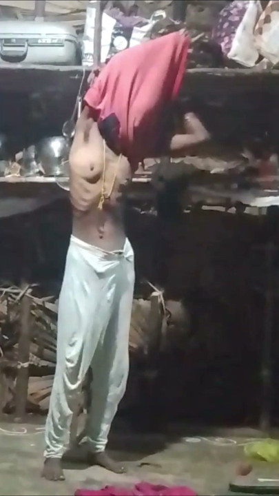 Sumathi Dress Change Home Village Desi girls