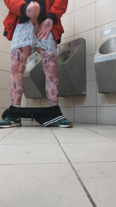 Solo at public toilete.. Opava