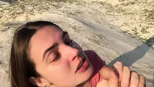 Hot Latina Shows off Her Tits and Has Intense Sex on the Beach with Her Boyfriend - Real Amateur