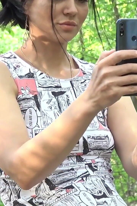 Flashing My Pussy in the Woods