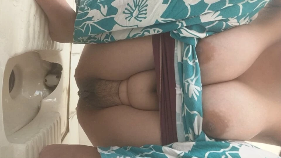 Peeing big boobs pressing hard rubbing fingaring show