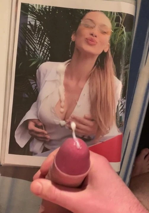 Una sborrata in omaggio a bella hadid
