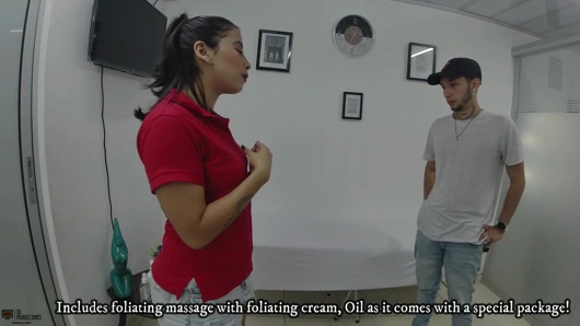 Saya pergi ke spa dan mereka memperlakukan saya dengan layanan vip, bercinta santai yang bagus - porno dalam bahasa Spanyol