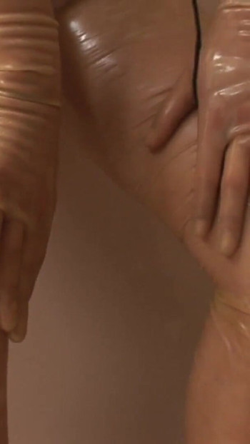 Spectacular moment from "Notgeile Milf in latex blaesst und fickt hart"
