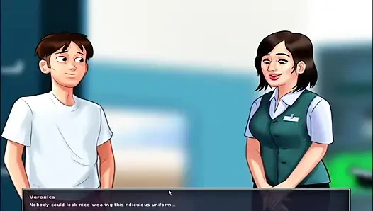 Summertime Saga - Maria got spanked by the nun