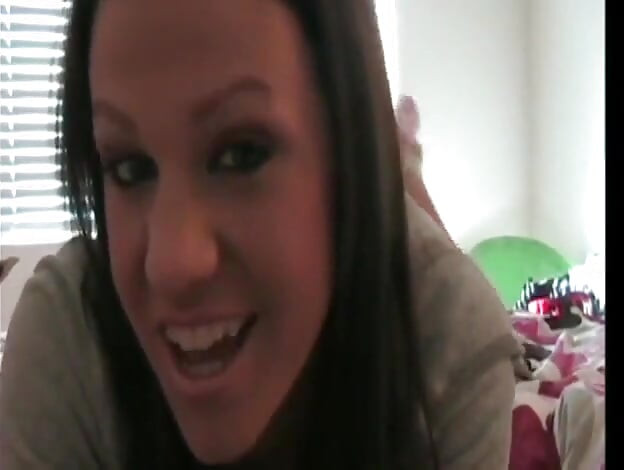 Dirty talking teen teasing