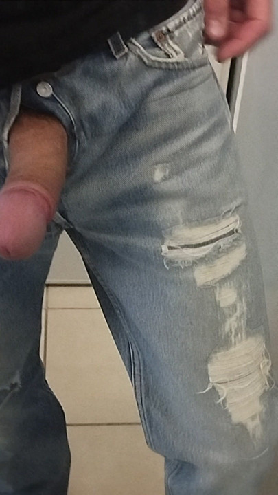 Denim jeans masturbation
