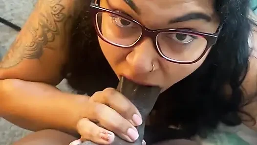 BBC Deepthroat with Asian BBW