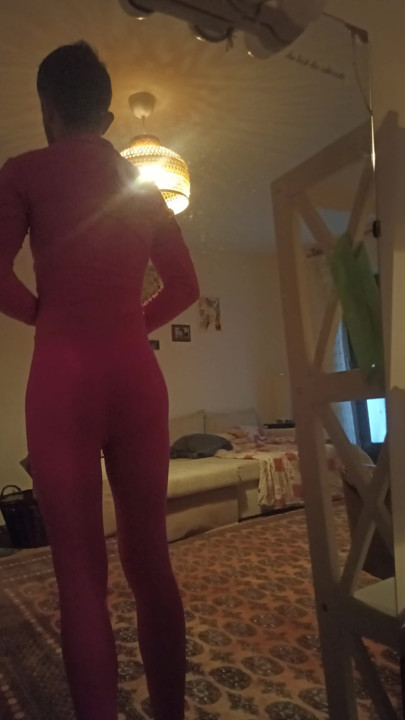 My tiny cute ass in pink