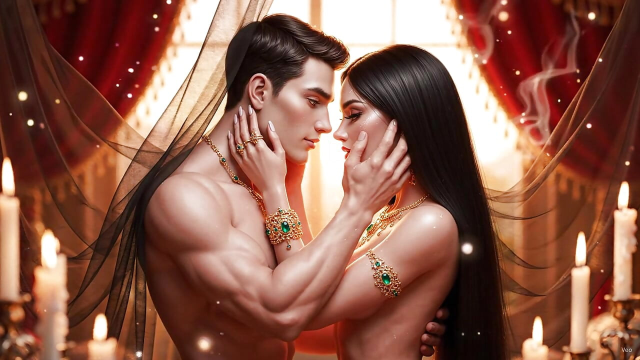 Soft Candle Light Mein Desi Wife Ki Intimate Night – White Saree Mein Husband Ke Saath Full Embrace Sex