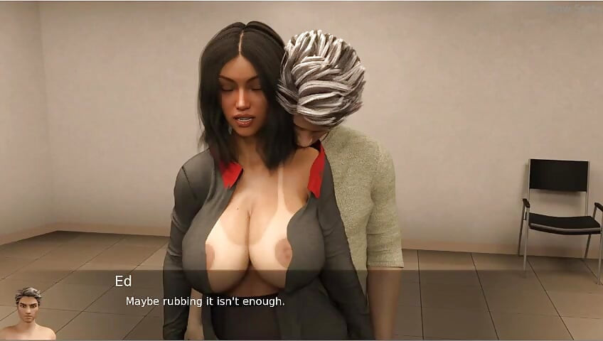 Project Hotwife - Phw - Gameplay - Roleplay - Car Ride with Collegue on His Lap