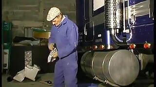 A Sexy, Sexy, Gang-bangy Truck Driver!