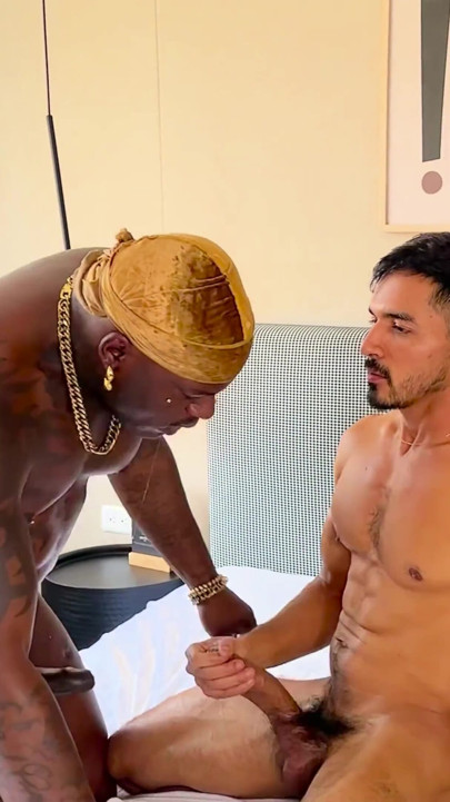 Big Booty Black Ass Gets Fucked Hard by Huge Columbian Dick