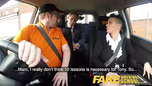 Fake Driving School Busty businesswoman Tory Candi Jackson
