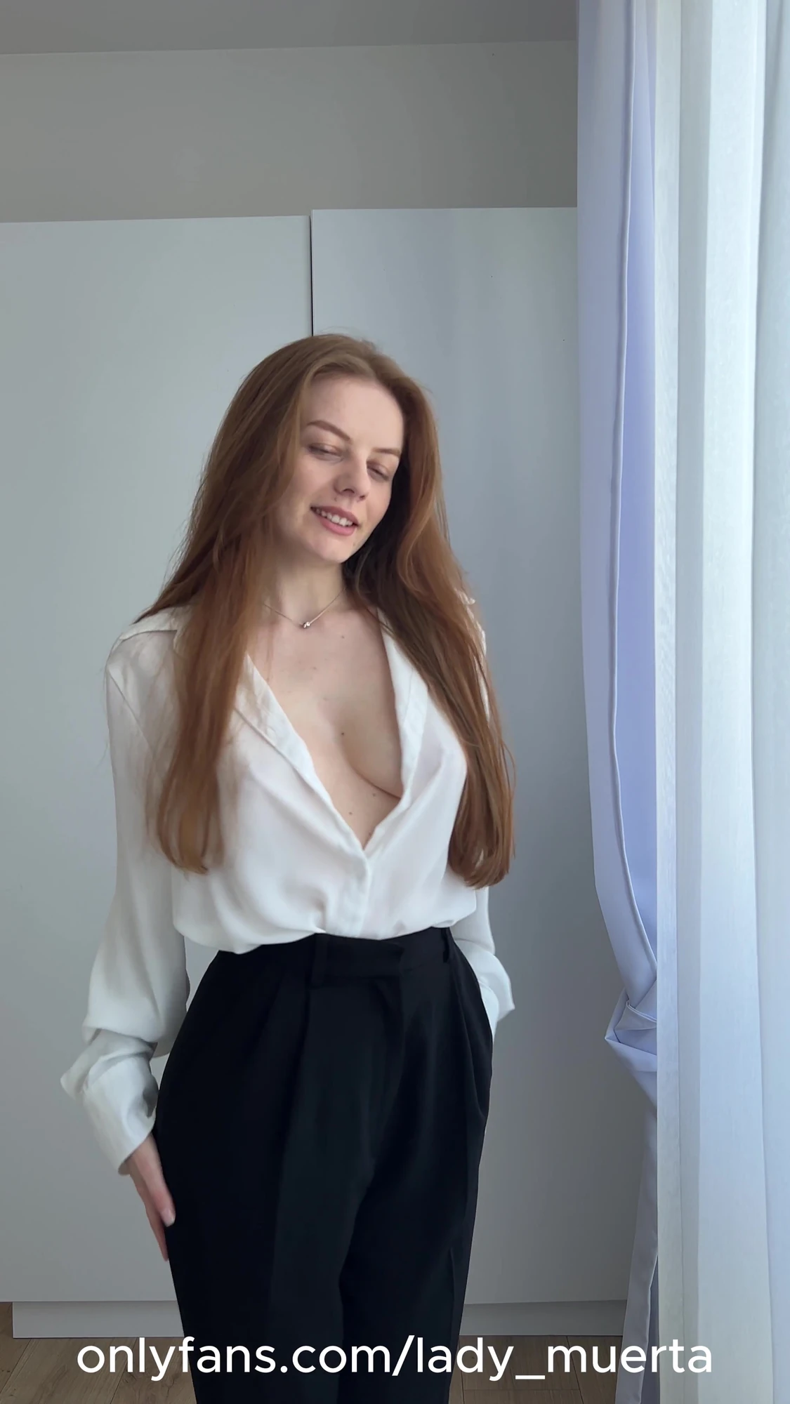 JOI Naughty hot milf secretary comes home slowly, does a striptease and makes you cum (she says)