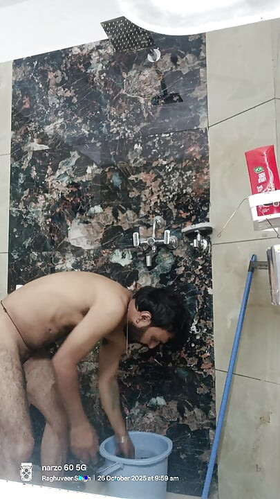 Indischer desi-mann genießt sex