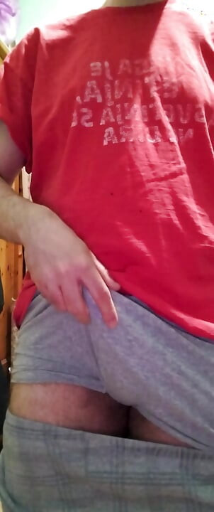 Jerking off my Big Dick and tasting my Cum