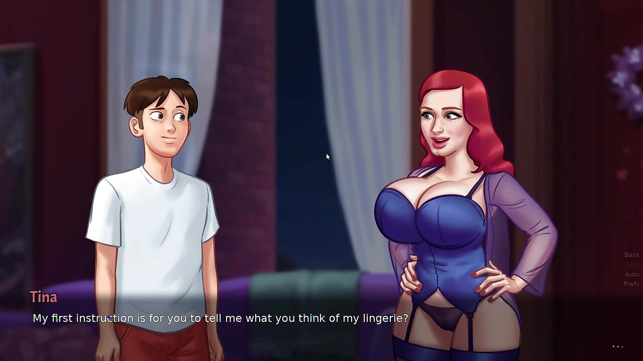 hot sexy aunty sex with hot boy summertime saga game sex