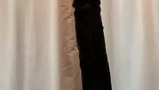 Benim on inç yapay penis ile başka