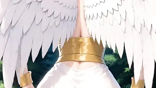 Anime girls dancing