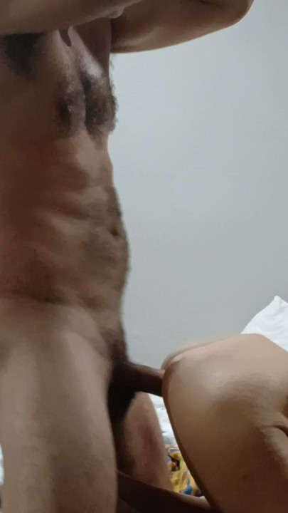 Djup våt fittrunkning