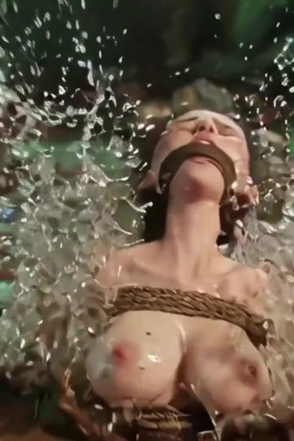 Filthy Bound Girl in Garbage - Horny & Begging for Cum Inside