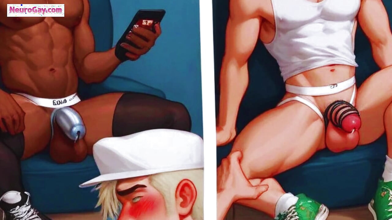 Tender hands turn raw with gay desire