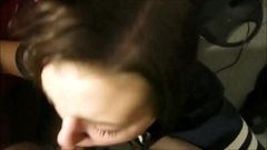 Hsuband кончает в ее рот - в видео от первого лица