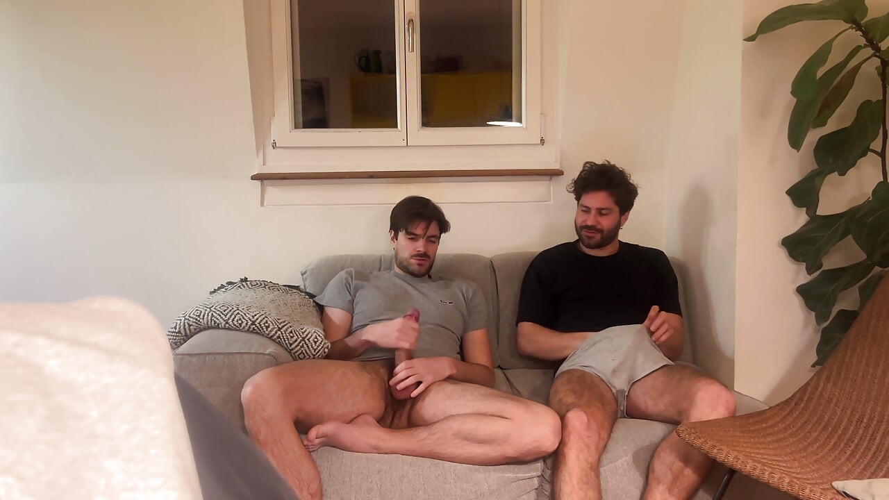 Straight Friend Got First Time Jerked of by Gay Friend