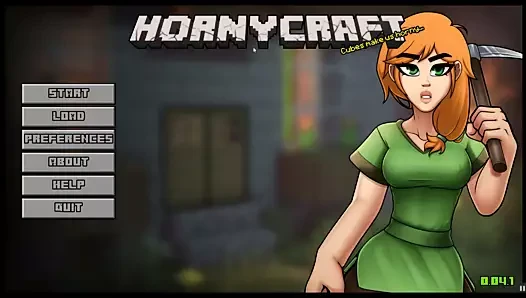 HornyCraft Minecraft, jeu hentai, parodie Pornplay ep.1, une armure de bikini dorée sexy pour Alex