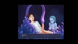 Saga letnia - scena seksu z aqua - animowana gra porno