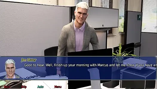 The office wife #23 - Stacy played with her new toy...Marcus got a blow job from Stacy