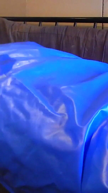 Iconic moment from "Inflated Waterbed Mattress Hump"