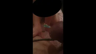 Premature sperm tasting-Needles in Balls