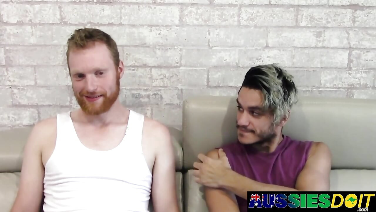 Australian Mars Thick Dick Explores Rhys Hairy Tight Asshole Raw