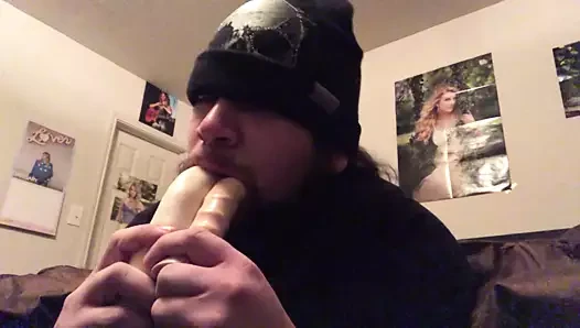 Emme ve derin boğaz 3 dildos