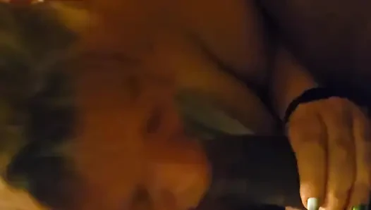 BBW SUCKING HARD BBC AND SWALLOW