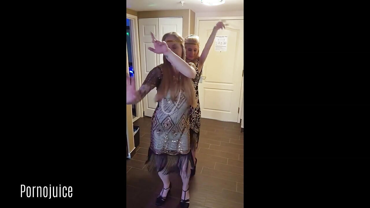 Sexy Lesbian Flappers Starring Xtrarenee and Dawn Layla