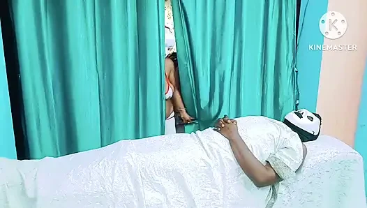 Hot Chubby Huge Boobs Nurse Fucked by Patient in the Hospital- Tamil Audio with Moaning