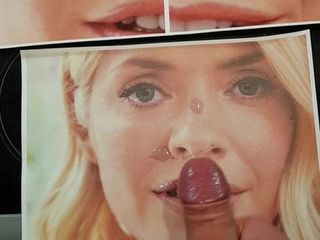 Holly Willoughby Cum Tribute 55