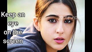 Sara Ali Khan сперма-трибьют со звуком секса