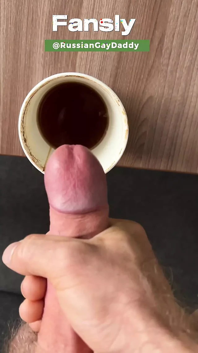 I made a CAPPUCCINO for you with man's milk from my eggs!