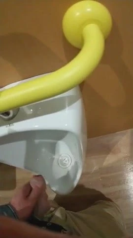 Cum on Urinal