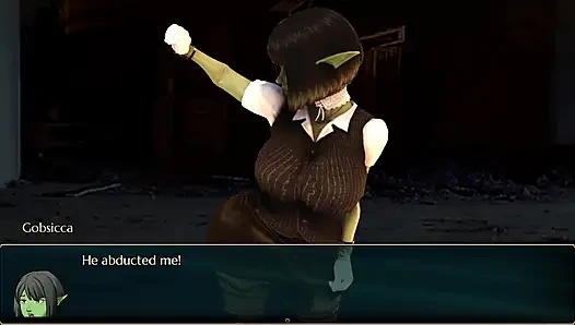 Goblin tabakası - takım arkadaşlarımın önünde büyük götlü bir goblin sikiyorum