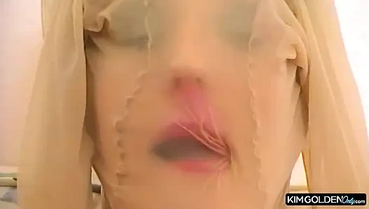 Nylon-umhüllung mit geiler einführung