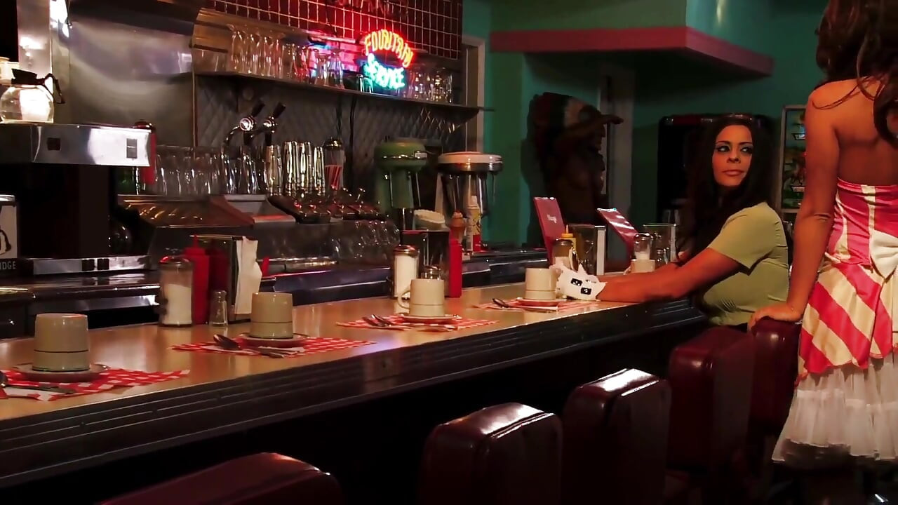 Gemma Massey, Isis Love, and Krissy Lynn Blow the Cook in a Full-on Diner Orgy