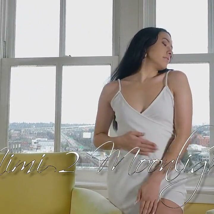 Mimi 2 Moonlight Fucks Her Wet Pussy