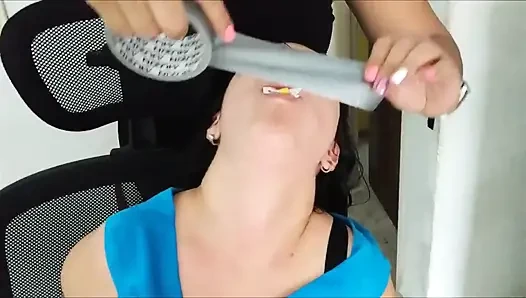 Sie respektierte den babysitter