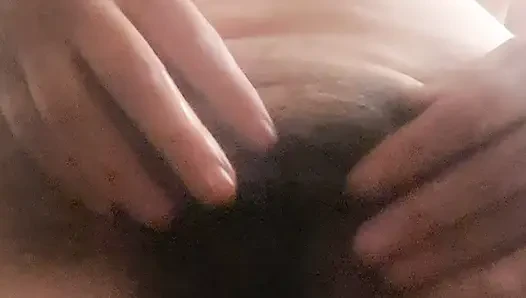 Mom's fingers entering the vagina